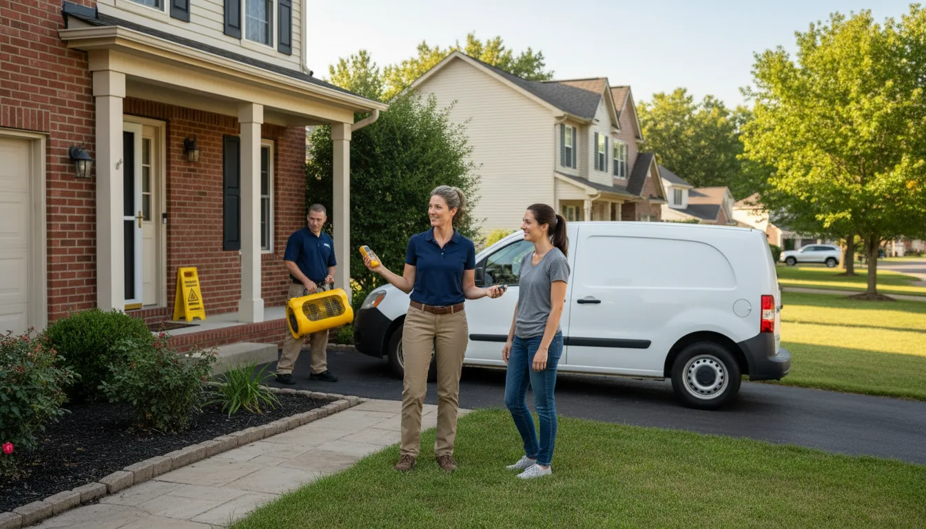 Residential water damage restoration in Wellton, AZ